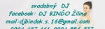 Dj binďo žilina Svadby, disko, stuzkove, rodinne, firemne akcie – fotka 2