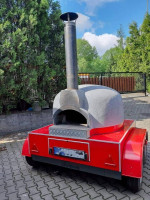 Mobilná pec na pizzu na drevo – fotka 3